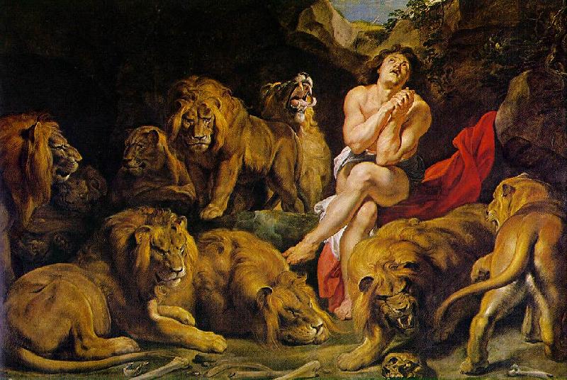 RUBENS, Pieter Pauwel Daniel in the Lion's Den af China oil painting art